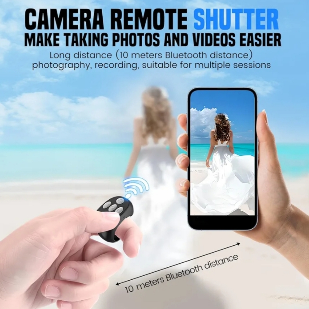Multifunctional Mobile Remote Control Ring For IOS & Android - Picture 4 of 9